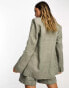 & Other Stories co-ord linen blazer in khaki