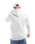 Jack & Jones script logo hoodie in white