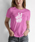 Women's Word Art Peace Out T-shirt