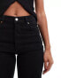 Levi's ribcage high rise full length jeans in black