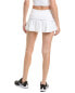 Lucky In Love Mesh In-Line Skirt Women's White L