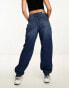 Noisy May balloon style jeans in dark blue