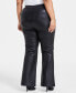 Plus Size Faux-Leather Pants, Created for Macy's