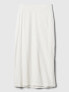 Linen-Blend Maxi Skirt