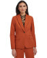 Women's Cotton One-Button Blazer