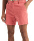 Men's Classic-Fit Stretch Flat-Front 6" Chino Deck Shorts