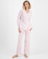 Women's 2-Pc. Pointelle Lace-Trim Pajama Set, Created for Macy's