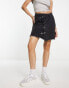 Urban Revivo asymmetric denim mini skirt in grey