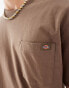 Dickies luray pocket t-shirt in brown