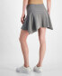 Juniors' Asymmetric-Pleat Side-Zip Skirt