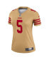 Women's Trey Lance Gold San Francisco 49ers Team Inverted Legend Jersey