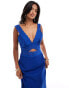 Never Fully Dressed Petite Mimi maxi dress in cobalt