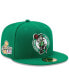 Men's Kelly Green Boston Celtics 2024 NBA Finals Champions Side Patch 59FIFTY Fitted Hat