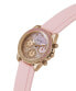 Guess Damen Armbanduhr Sparkling Pink Multifunktion 38 mm Rosa, Rosegold GW0032L4