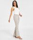 Women's High-Rise Pull-On Flare-Leg Pants, Created for Macy's