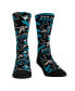 Men's and Women's Socks San Jose Sharks Allover Logo and Paint Crew Socks