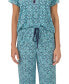 Women's 2-Pc. Cropped Short-Sleeve Pajamas Set