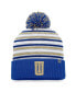 Men's Royal Tulsa Golden Hurricane Dash Cuffed Knit Hat with Pom