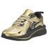 Puma Baby Phat X RsCurve Metallic Lace Up Womens Gold Sneakers Casual Shoes 384