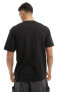 Calvin Klein nano logo interlock t-shirt in black