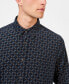 Men's Geo Printed Corduroy Shirt