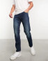 Levi's 502 tapered fit jeans in dark navy wash