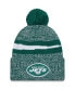 Men's Green New York Jets 2023 Sideline Cuffed Knit Hat with Pom