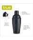 Ash Matte Black Cocktail Shaker, 18 Oz