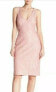 Marina 158657 Women's Back Cutout Lace Dress Sleeveless Blush Size 14