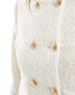 4th & Reckless boucle boxy jacket co-ord in cream