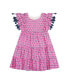 Little Girls Sophie Tassel Dress Fuchsia Booti