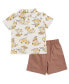 Boys Polo Shirt and Twill Shorts Outfit Set to (2T - 10-12)