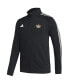 Men's Black Los Angeles Kings Raglan Full-Zip Track Jacket