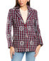 Maje Wool-Blend Suit Blazer Women's