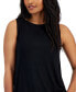 Petite Boat-Neck Layering Sleeveless Tank Top, Created for Macy's