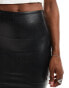 Commando faux leather mini skirt in black