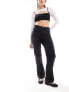 Mango straight leg jeans in black