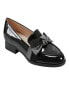 Black Patent, Gray - Faux Patent Leather, Textile