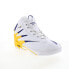 Reebok The Blast Mens White Synthetic Lace Up Athletic Basketball Shoes