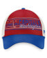 Men's Red, Royal Washington Capitals True Classic Retro Trucker Snapback Hat