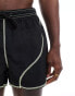 Weekday Tan swim shorts with seam detail in black