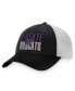 Men's Black, White Kansas State Wildcats Stockpile Trucker Snapback Hat