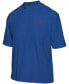 Women's Royal Buffalo Bills Half-Sleeve Mock Neck T-shirt