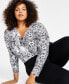 Plus Size Zip-Pocket Top, Created for Macy's