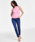 Women's Ribbed Crewneck Tank, Created for Macy's