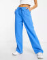 ONLY straight leg trouser in bright blue