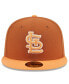 Men's Brown/Orange St. Louis Cardinals Spring Color Basic Two-Tone 59fifty Fitted Hat