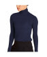 Regular Size Adult Women Washable Cashmere Turtleneck Long Sleeve T-Shirt