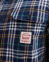 Levi's Workwear classic check worker shirt in navy