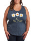 Retro Daisies Plus Size Graphic Tank